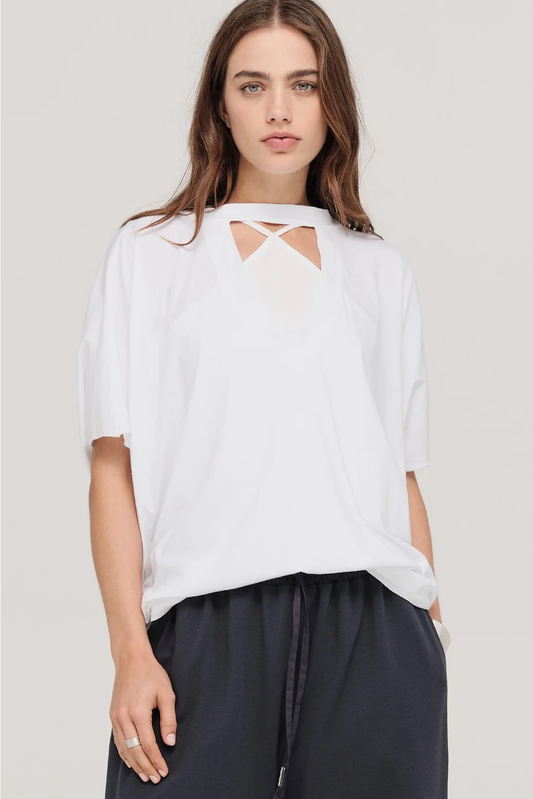 Taylor Faction Tee - Ivory