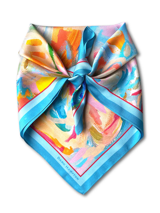 Dark Hampton The DH x Carrie Broomhall Finn Petite Silk Scarf