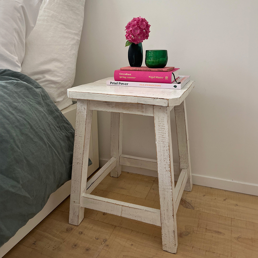 Parnell+Co Florence Stool - Square White