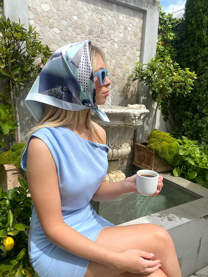 Dark Hampton X Joel Hart Flux Silk Scarf - Petite