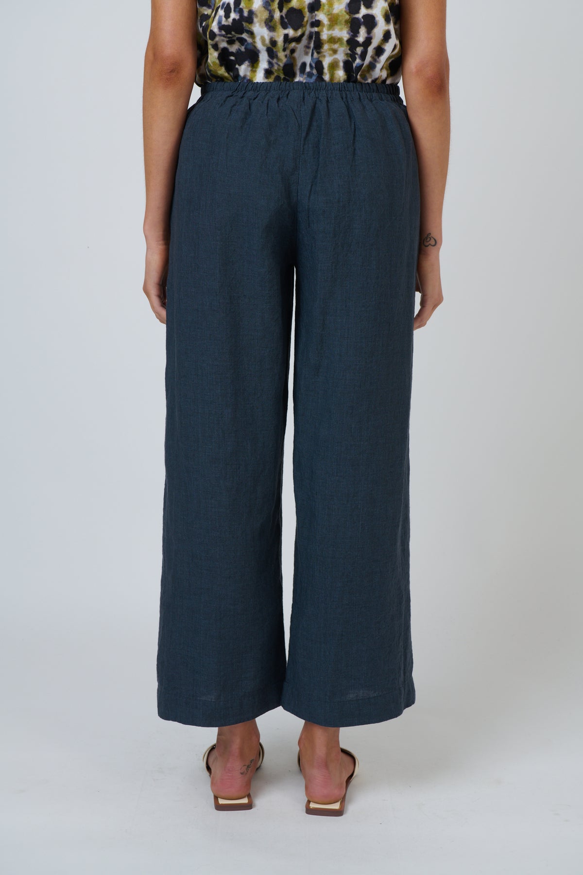 Naturals GA398 Linen Pants - Gunsmoke