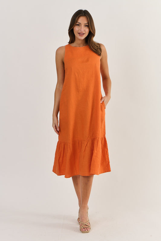 Naturals Dress GA440 - Tamarind