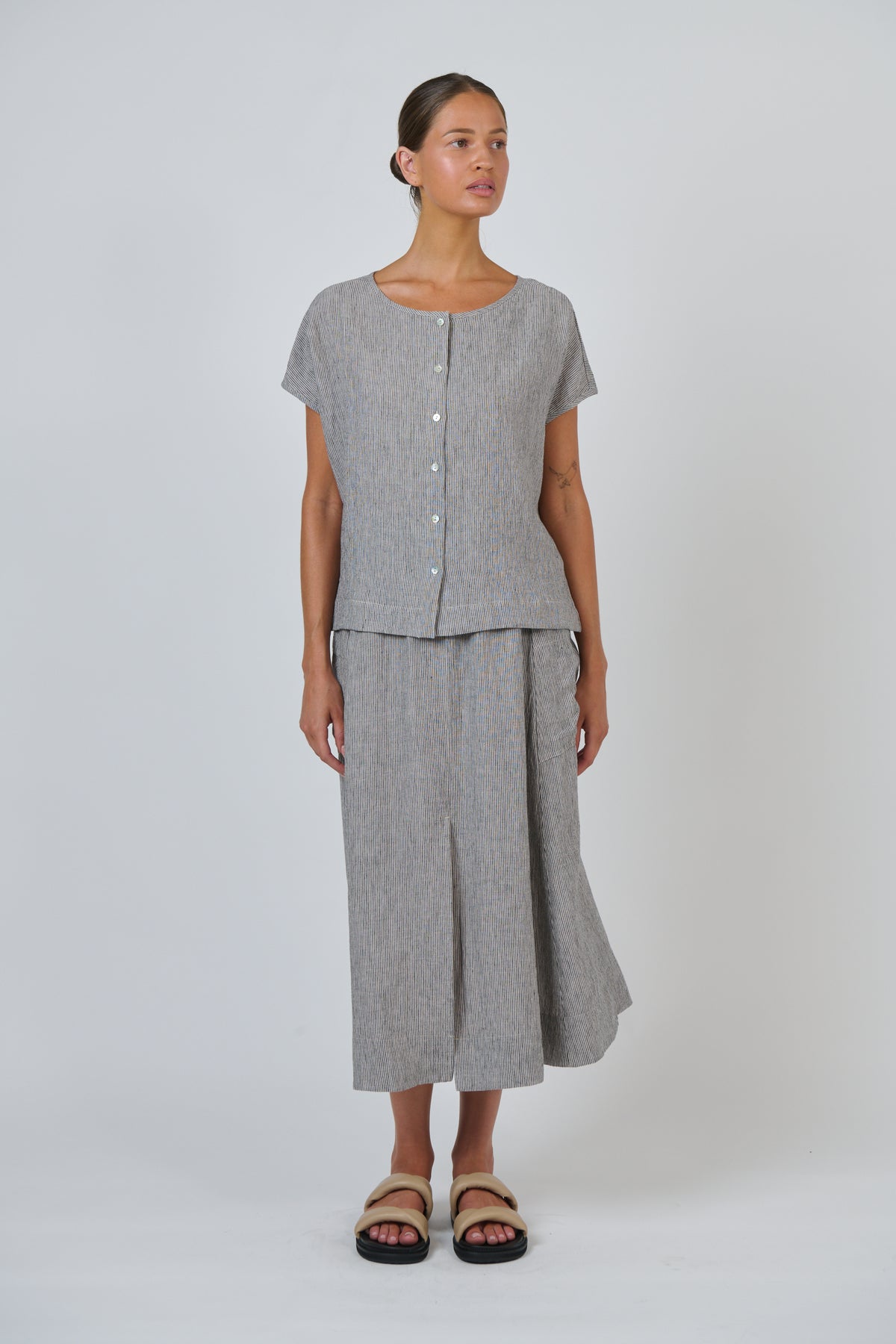 Naturals GA504 Linen Top - Rue