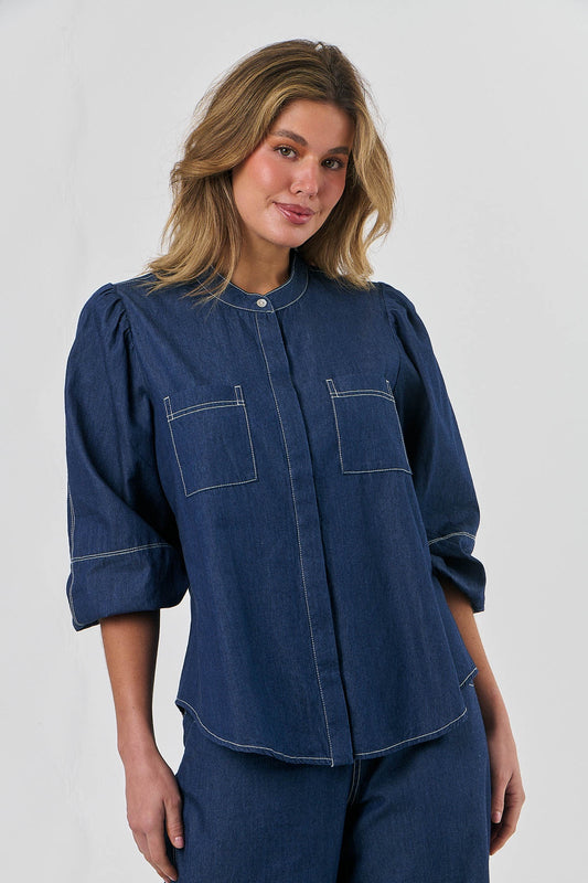 Naturals Shirt GA566 - Denim