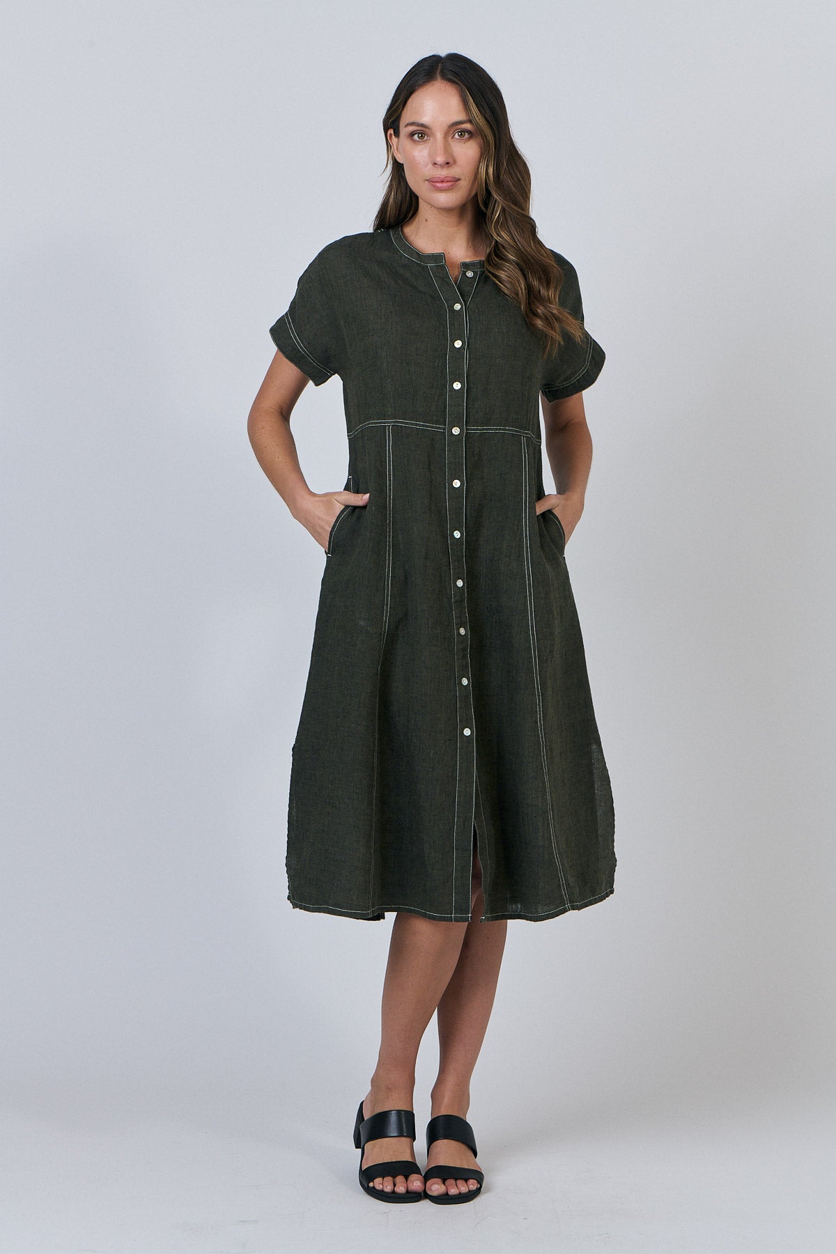 Naturals GA612 Dress - Licorice