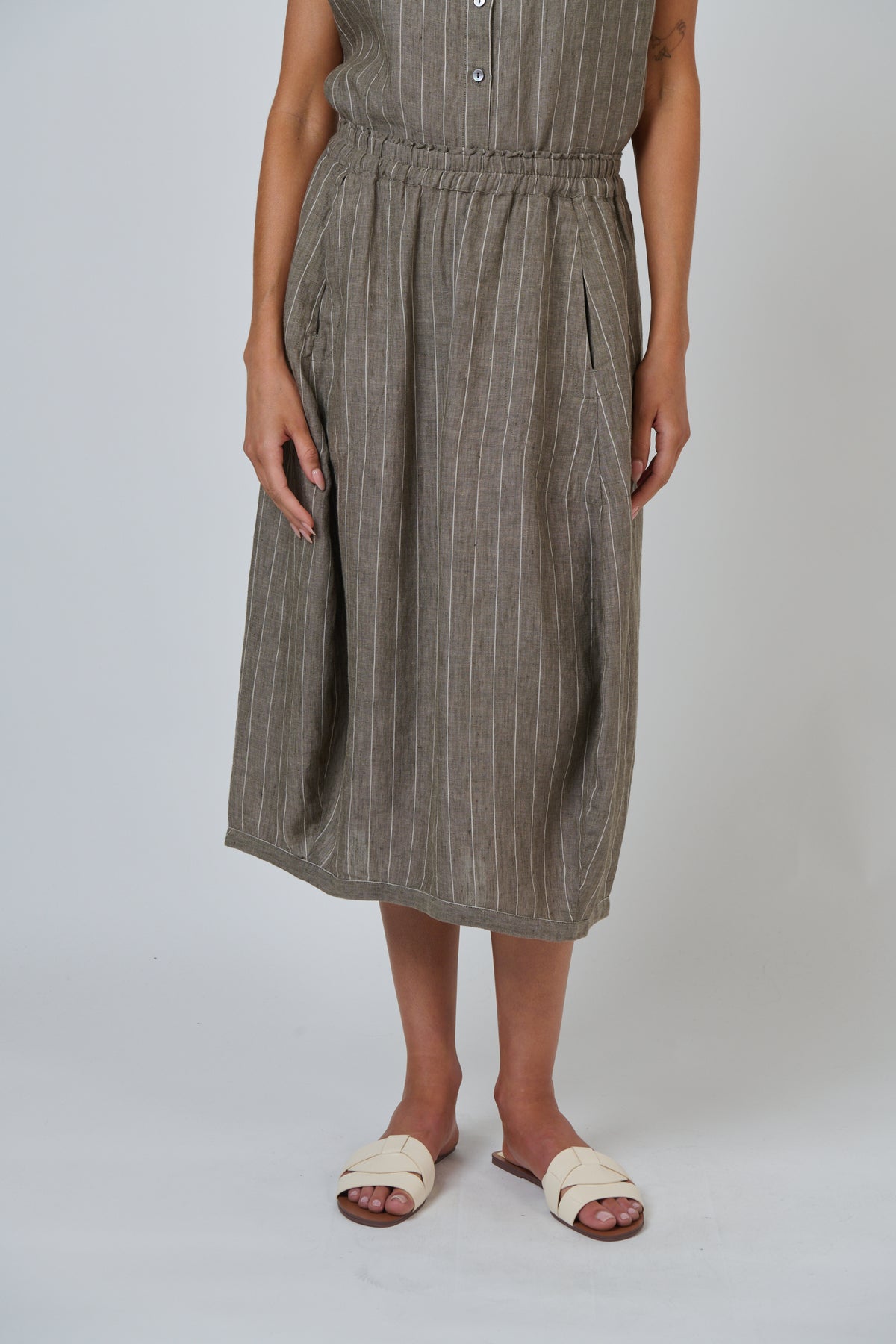 Naturals GA639 Linen Skirt - Gauze