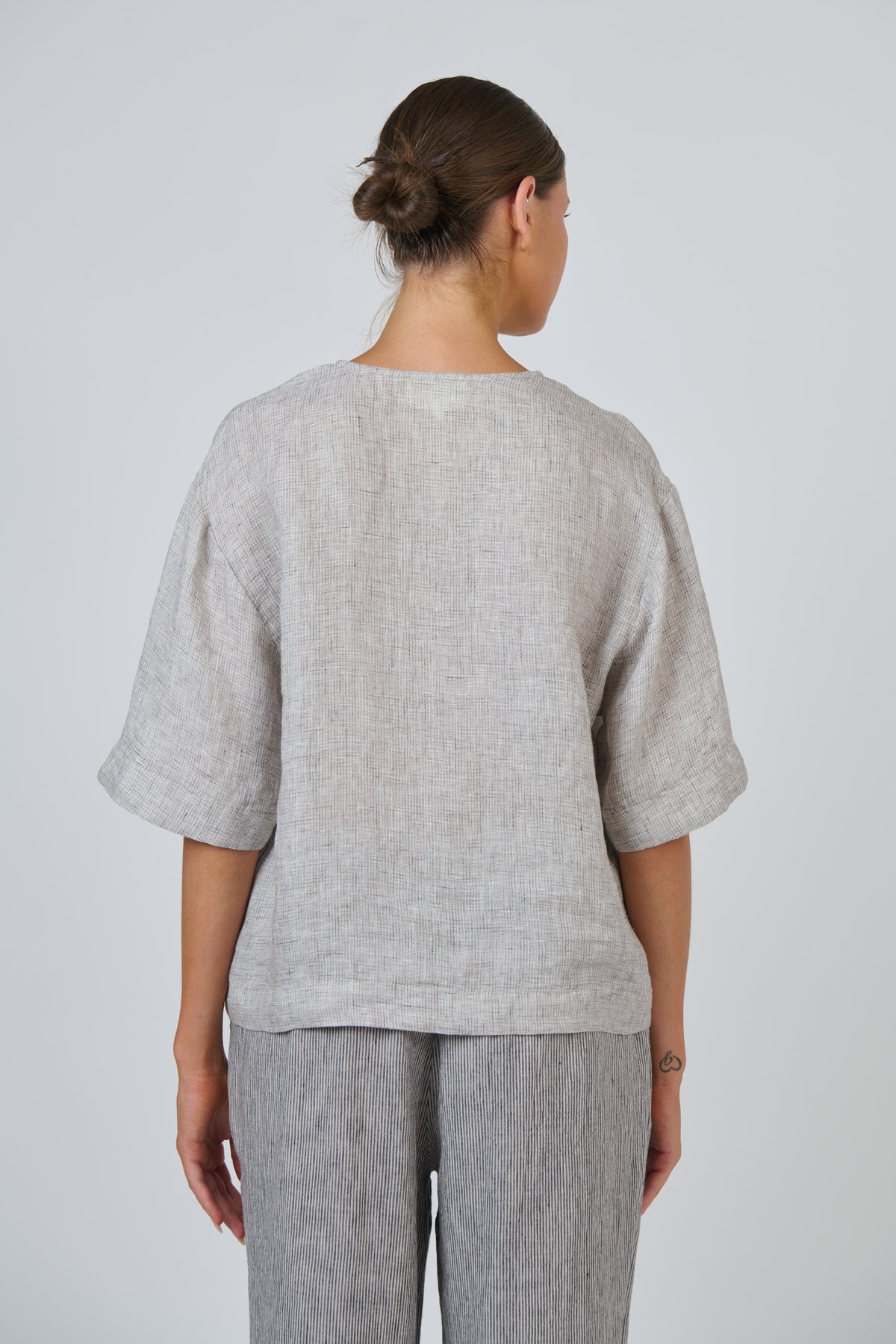 Naturals GA683 Linen Top - Chai