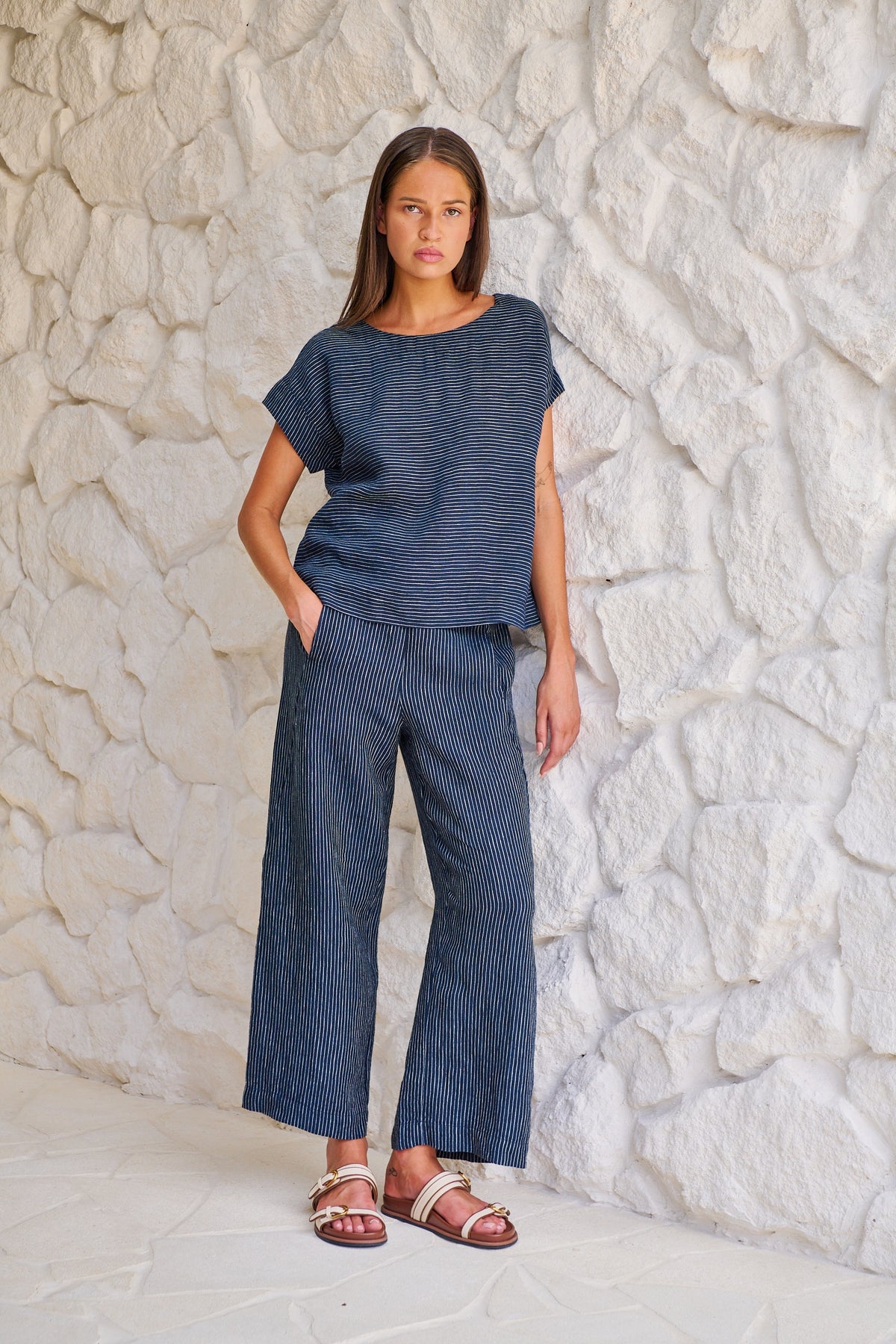 Naturals GA398 Linen Pants - Streamline
