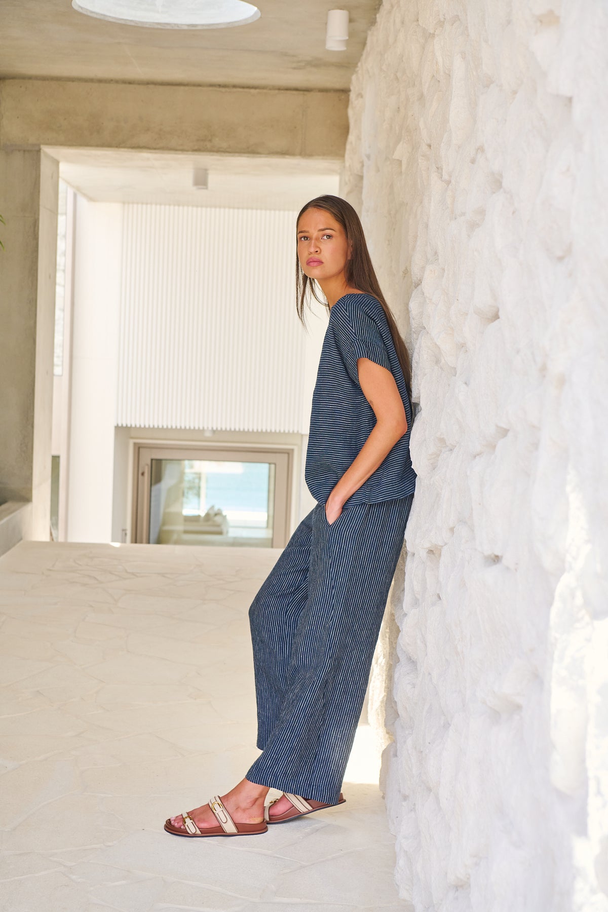 Naturals GA398 Linen Pants - Streamline