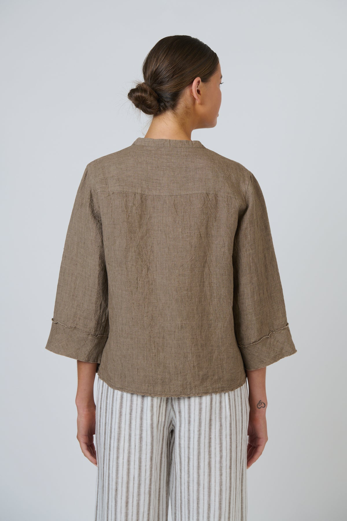 Naturals GA687 Linen Top - Agate