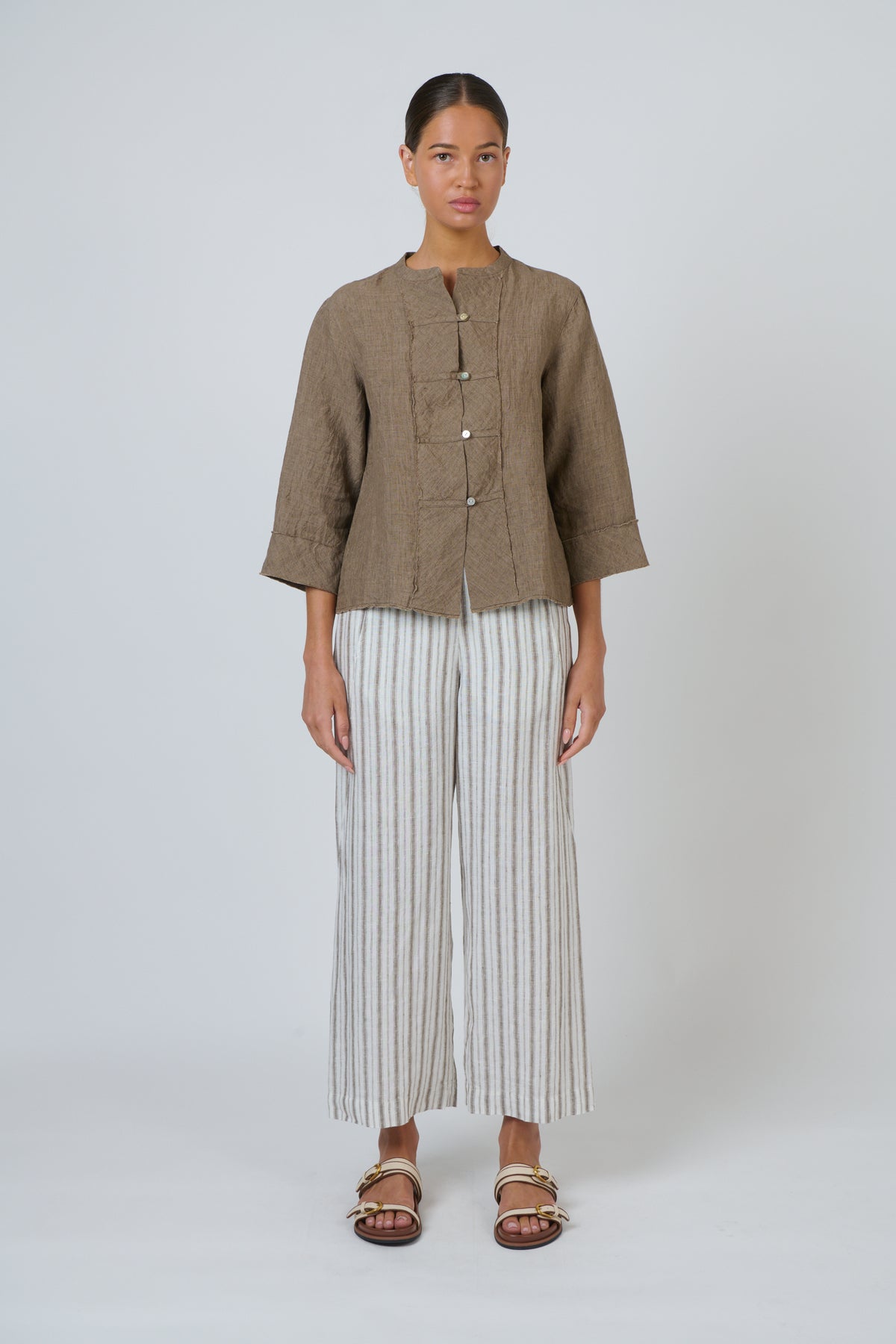 Naturals GA687 Linen Top - Agate