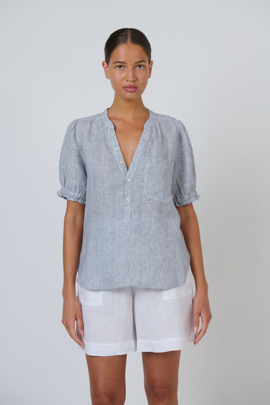 Naturals GA693 Linen Top - Sliver