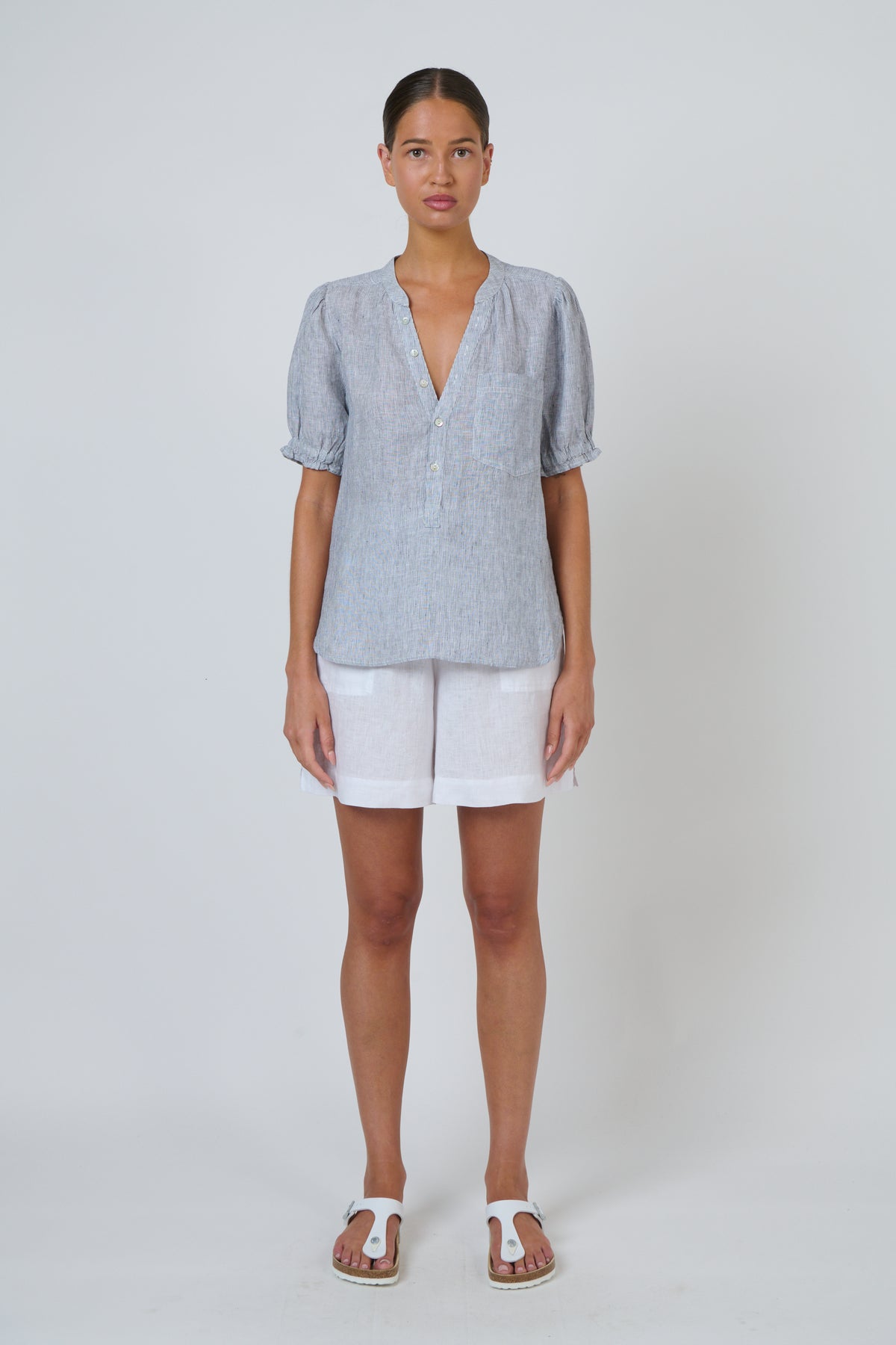 Naturals GA693 Linen Top - Sliver