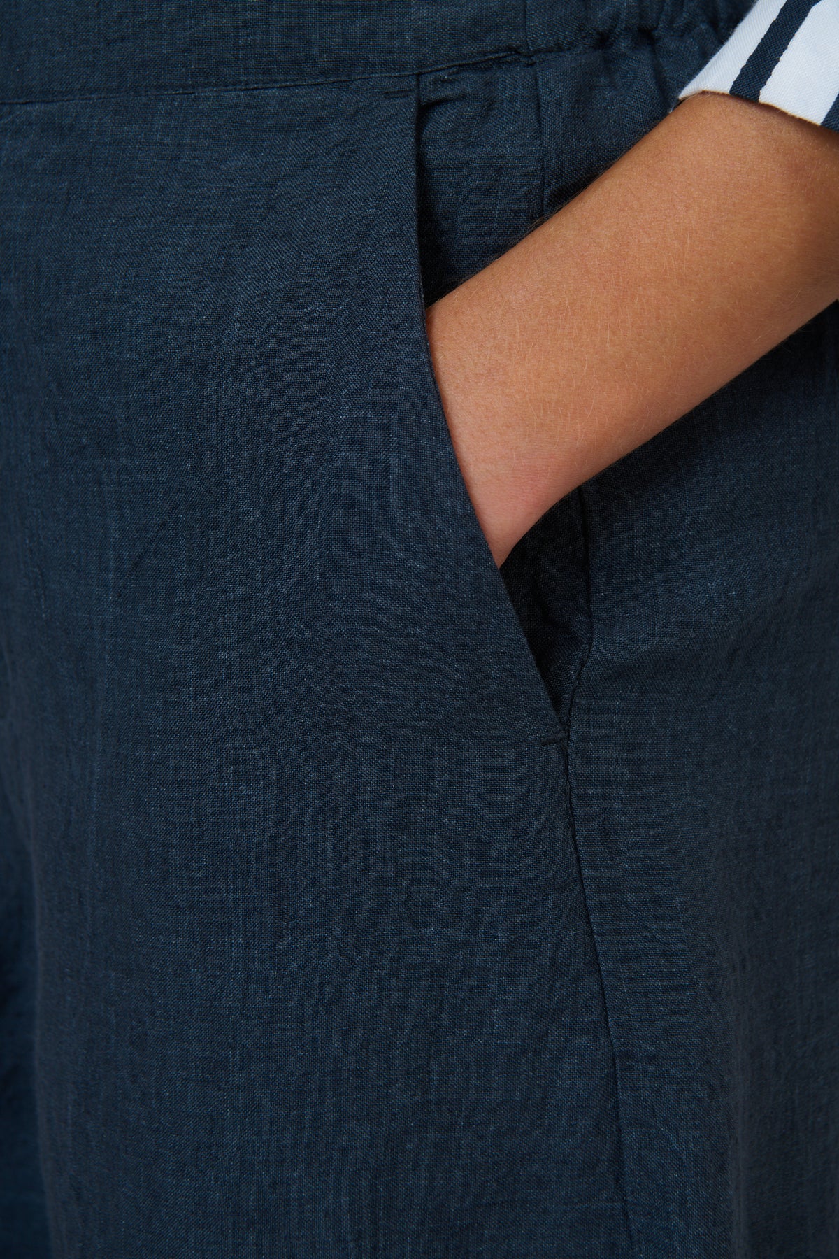 Naturals GA711 Linen Pants - Gunsmoke
