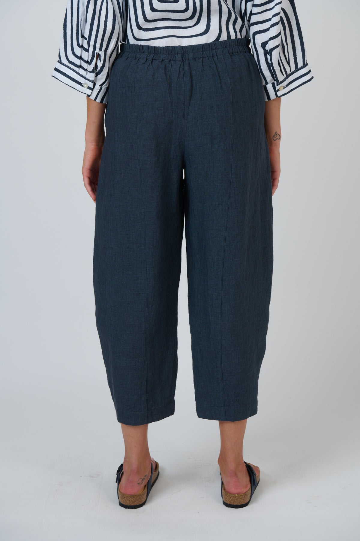 Naturals GA711 Linen Pants - Gunsmoke