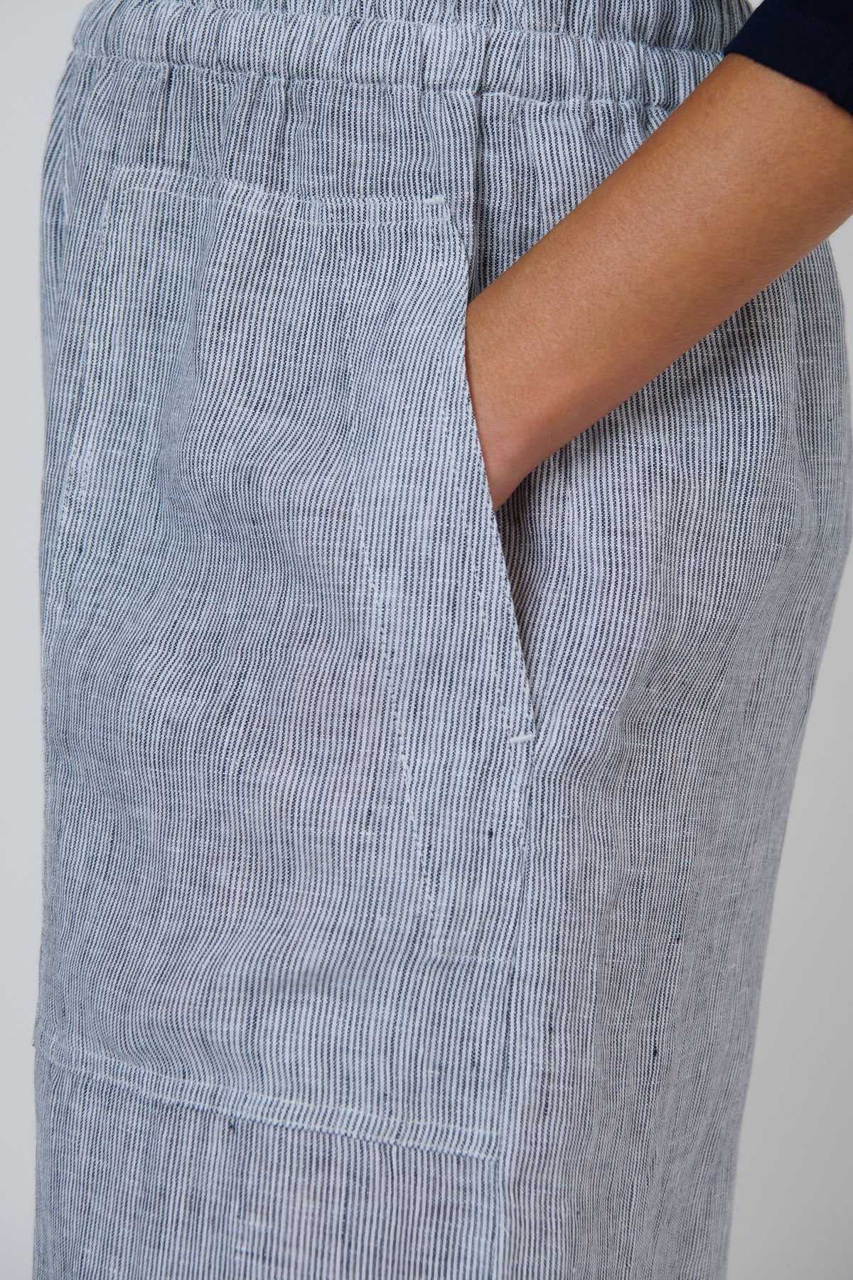 Naturals GA713 Linen Pants - Sliver