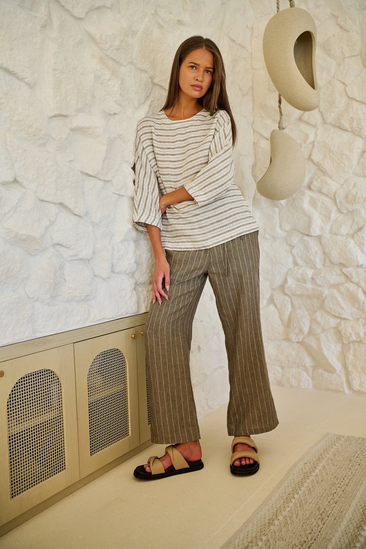 Naturals GA700 Linen Pants - Gauze