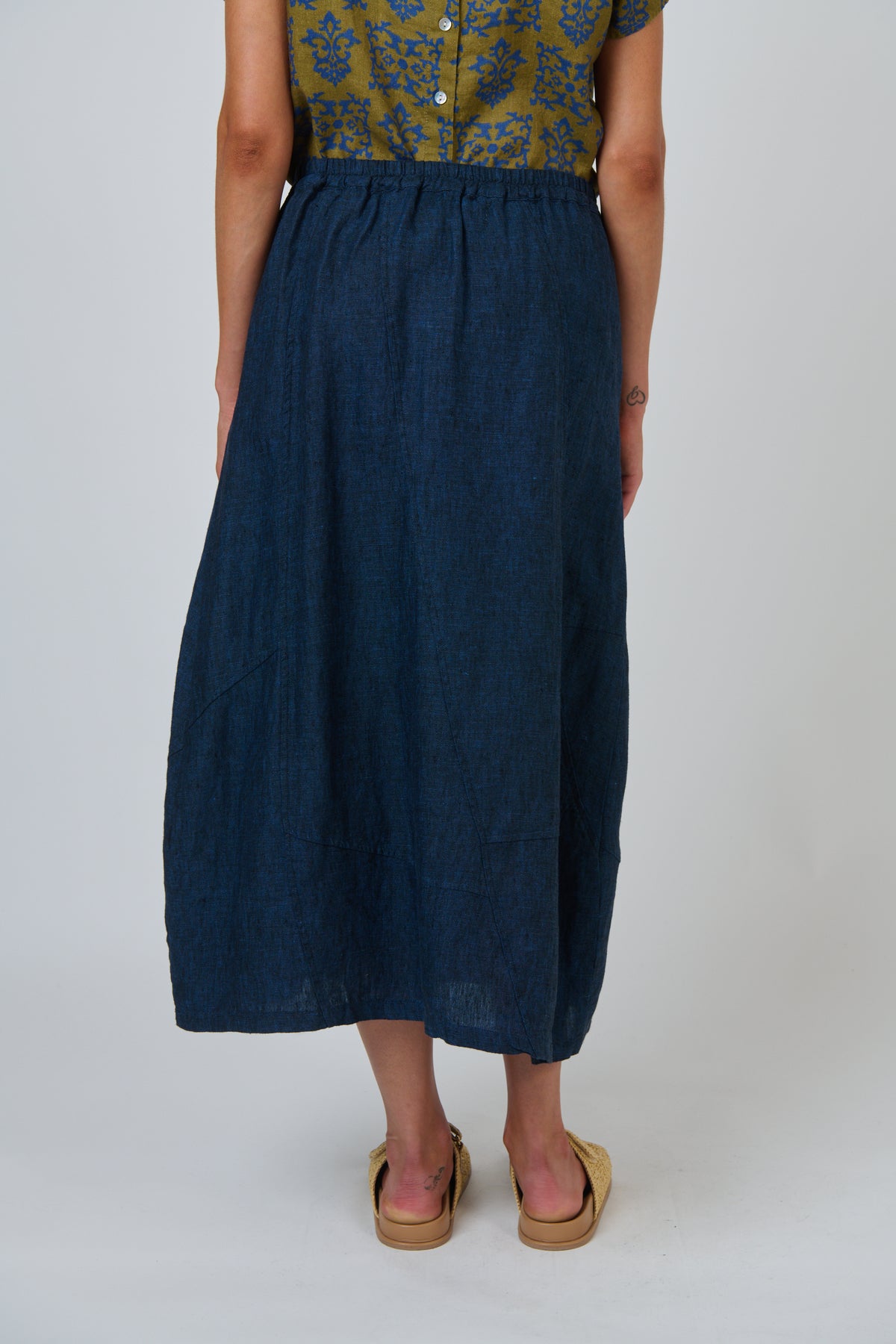 Naturals GA736 Linen Skirt - Eclipse