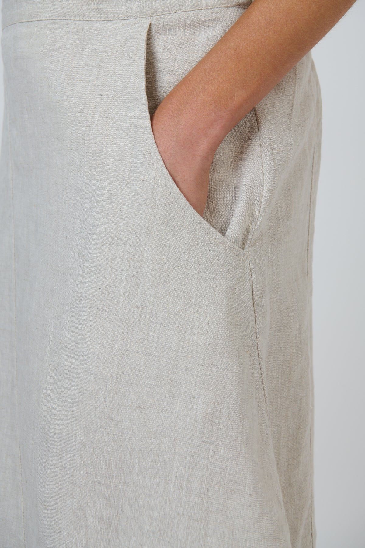 Naturals GA736 Linen Skirt - Sand
