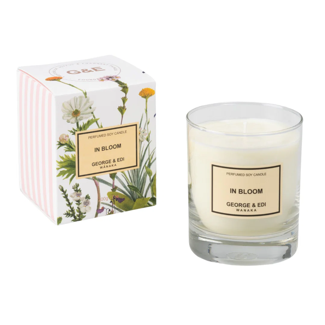 George & Edi Standard Perfumed Soy Candle 200g - In Bloom