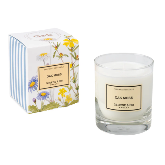 George & Edi Standard Perfumed Soy Candle 200g - Oak Moss