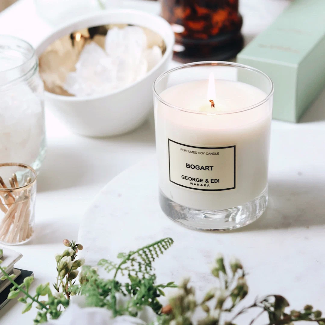 George & Edi Standard Perfumed Soy Candle 200g - Bogart