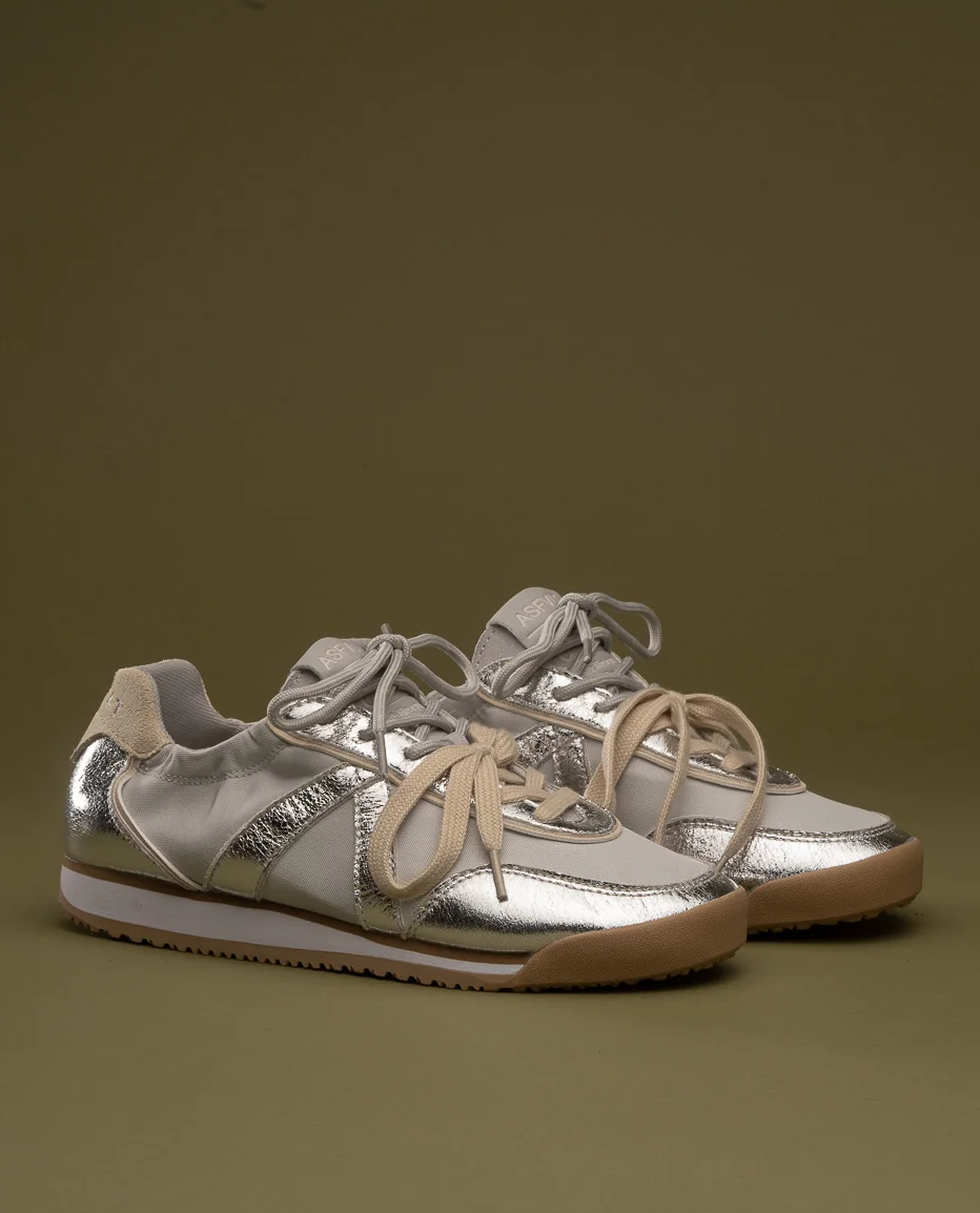 Asfvlt Grace Sneaker - Silver Tan