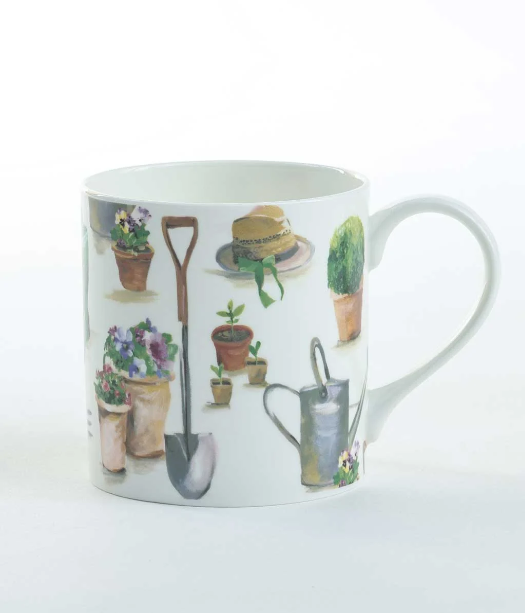 MM Linen Gardening China Mug