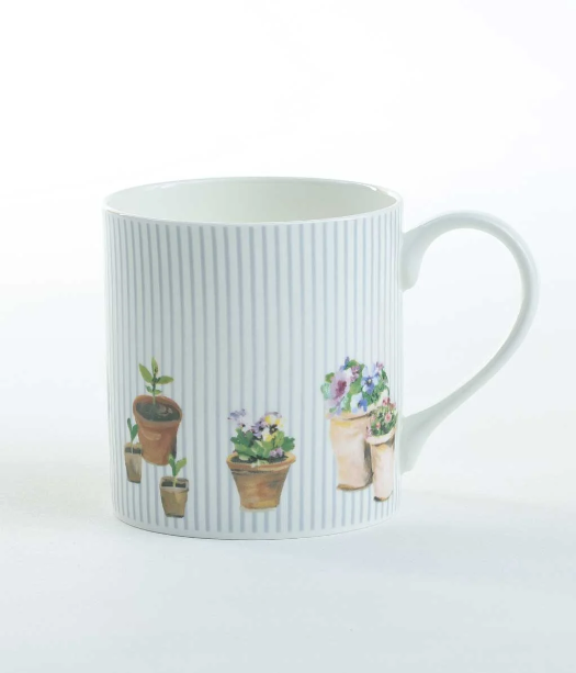MM Linen Pottering Bone China Mug