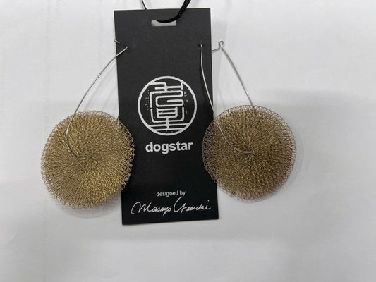 Dogstar Taiyo Earrings - Brass