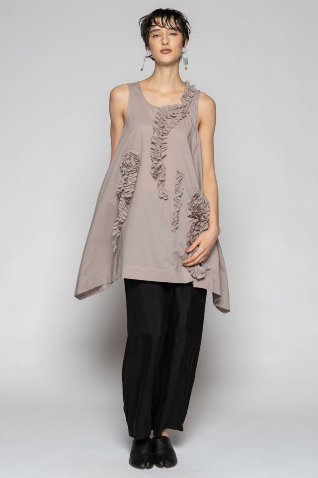 Dogstar Mimi Frill Tunic - Slate