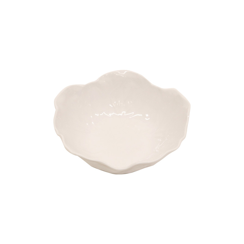 Le Forge Melamine Cabbage Snack Bowl White