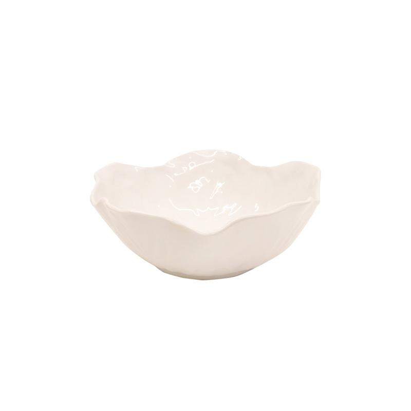 Le Forge Melamine Cabbage Snack Bowl White