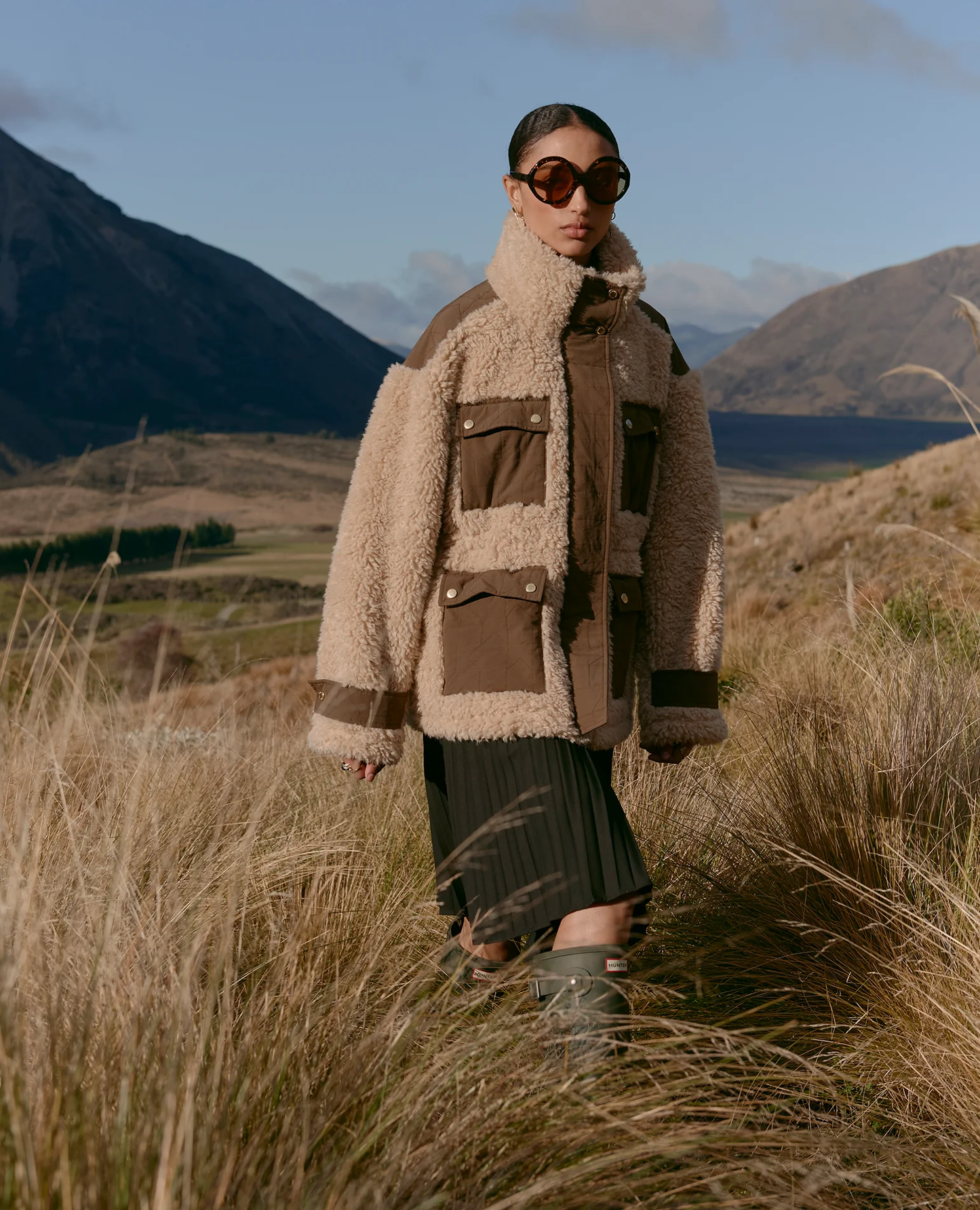 Karen Walker Summit Jacket - Natural/Brown