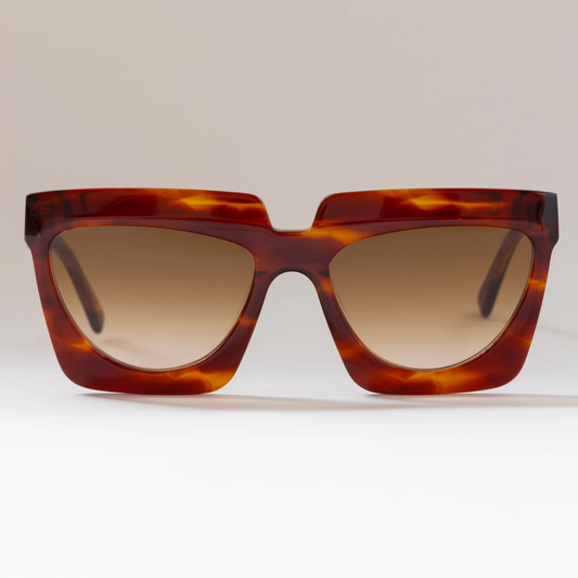 Happy To Sit On Your Face Orbitty Sunglasses - Tortoiseshell