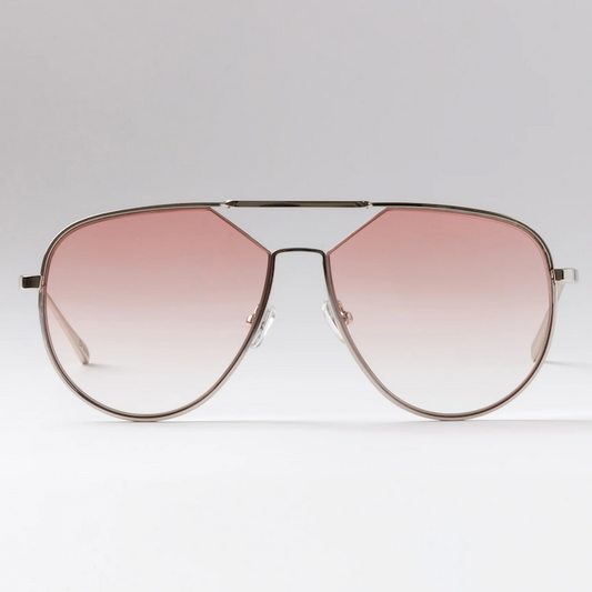 Happy To Sit On Your Face Di Lusso Sunglasses - Silver