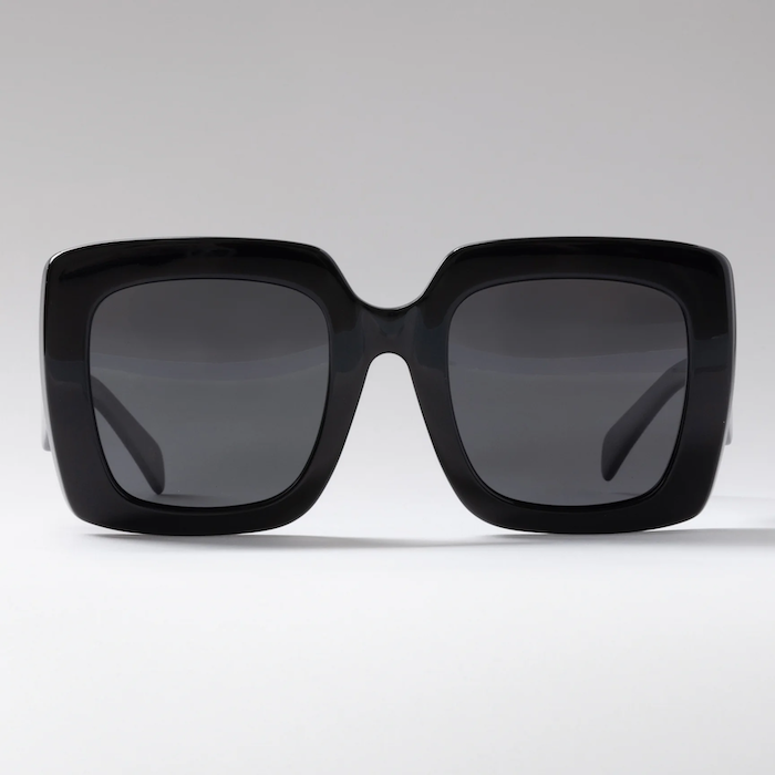 Happy To Sit On Your Face Popcorn Sunglasses - Noir