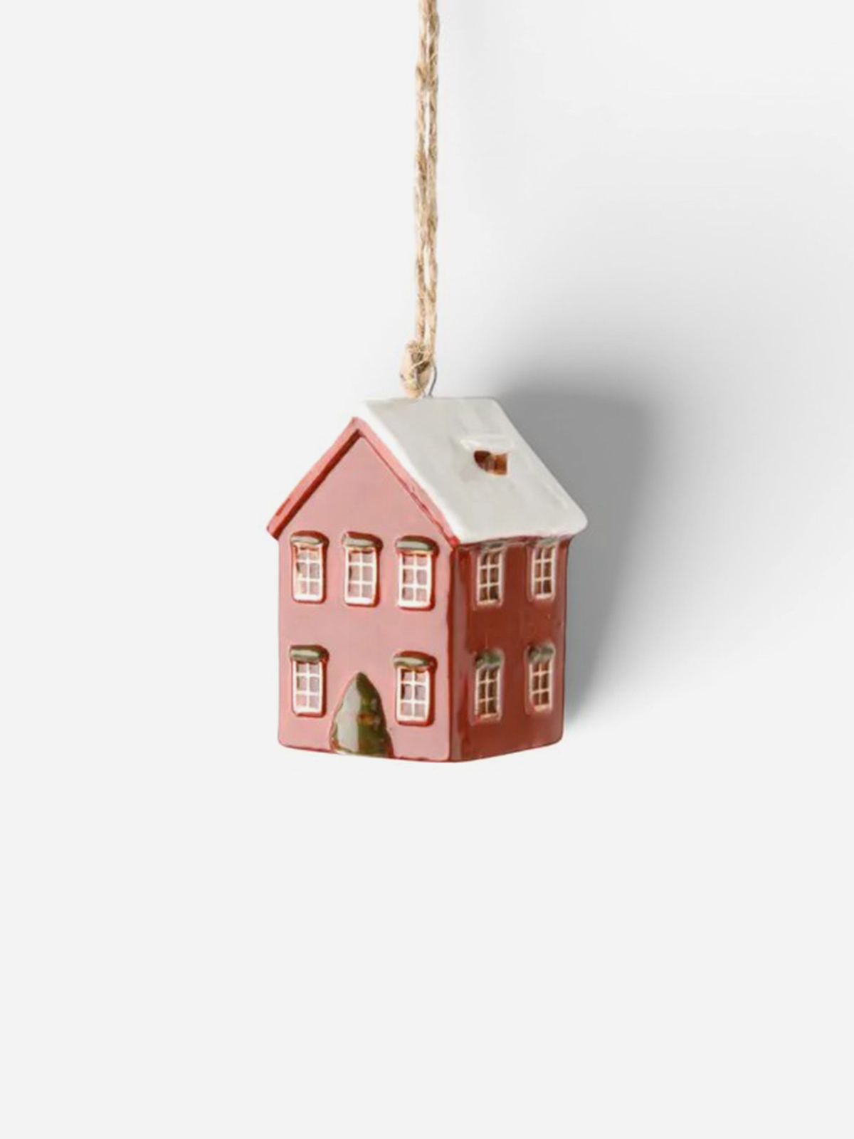French Country Hanging Mini House - Red