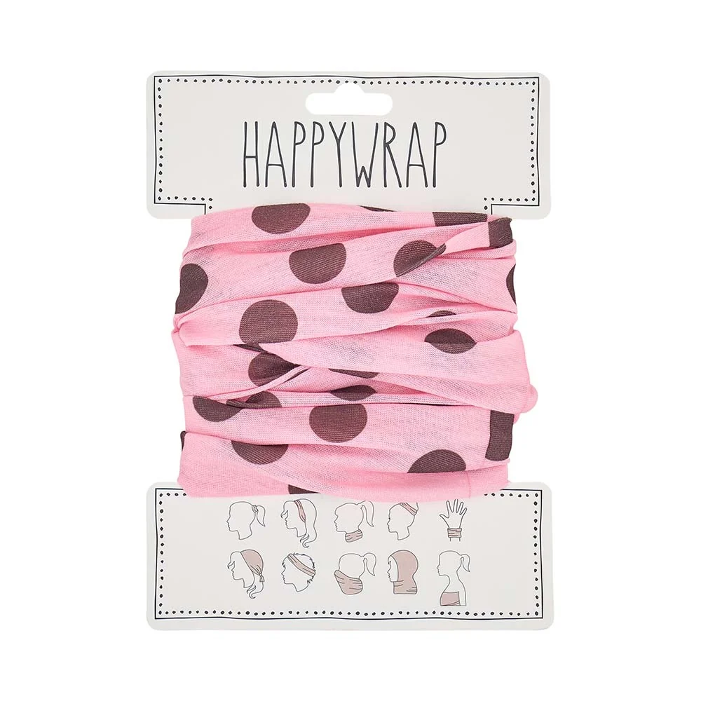 Annabel Trends Happywrap - Polkadot Pink & Chocolate