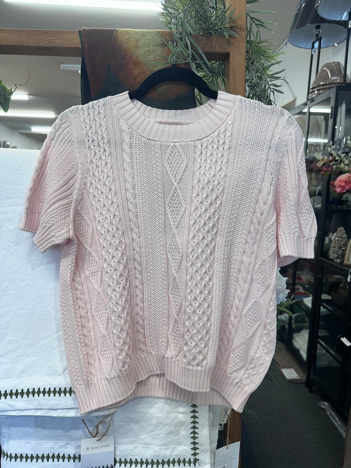 Standard Issue Cotton Cable T-Shirt - Feather