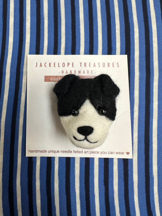 Jackelope Treasures Collie Brooch
