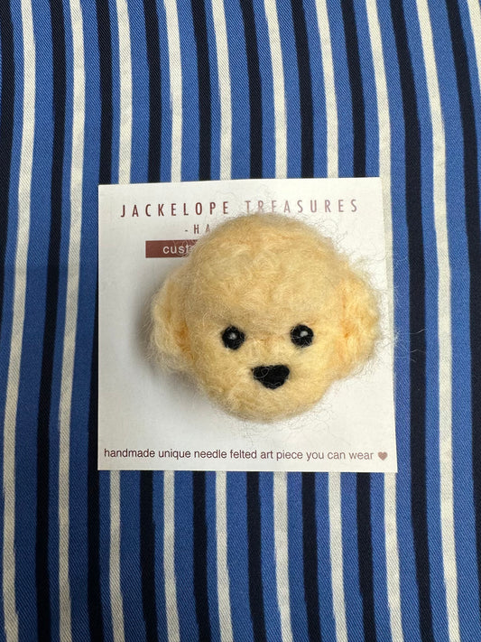 Jackelope Treasures Poodle Brooch