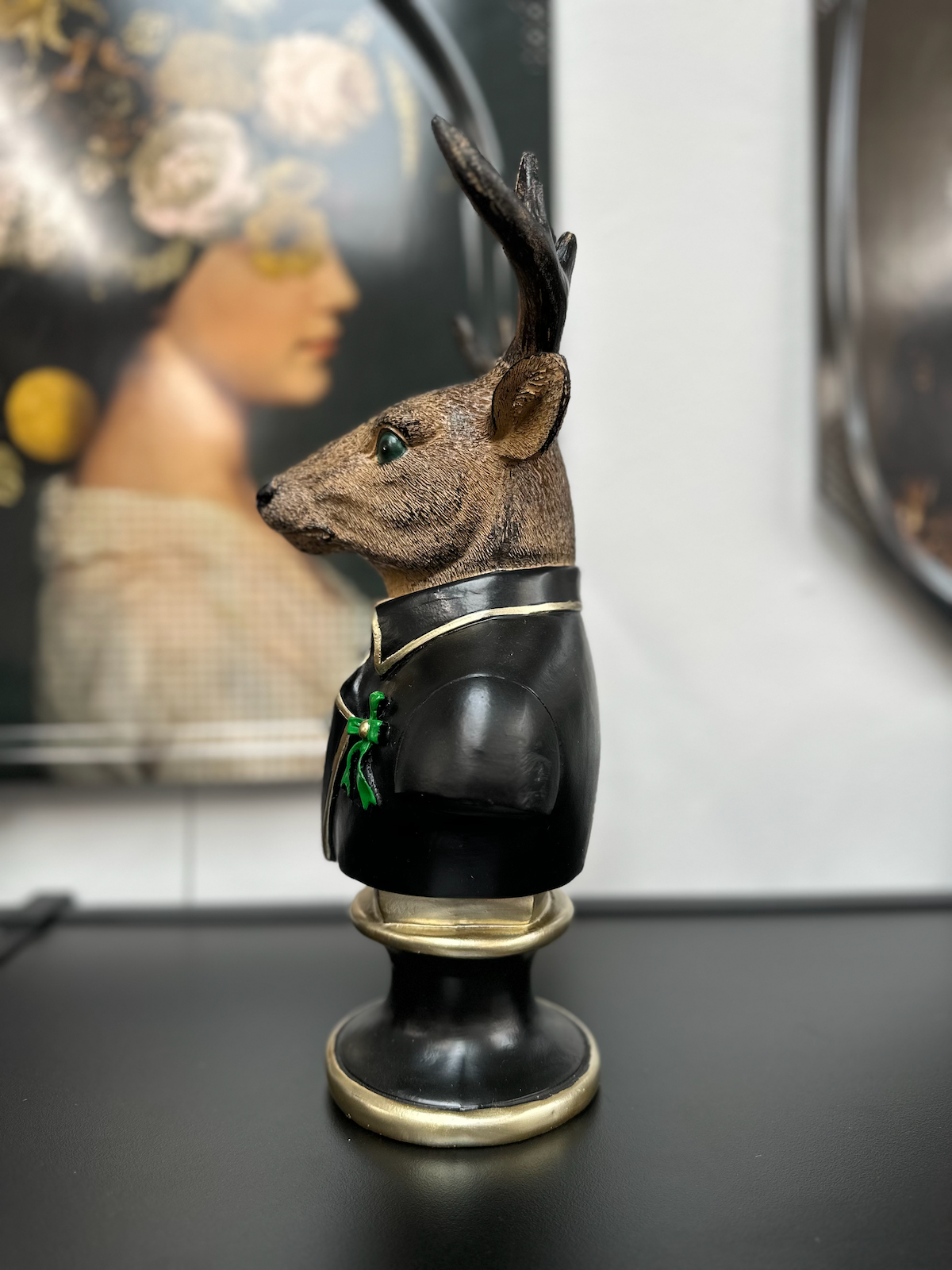 Jonglea Gentlemen Mr Deer - Black 33cm