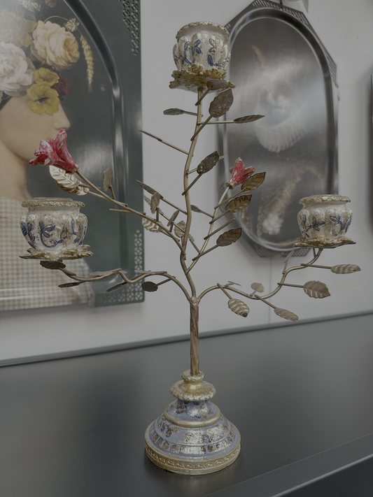 Jonglea Candle holder - Regal Old Rose