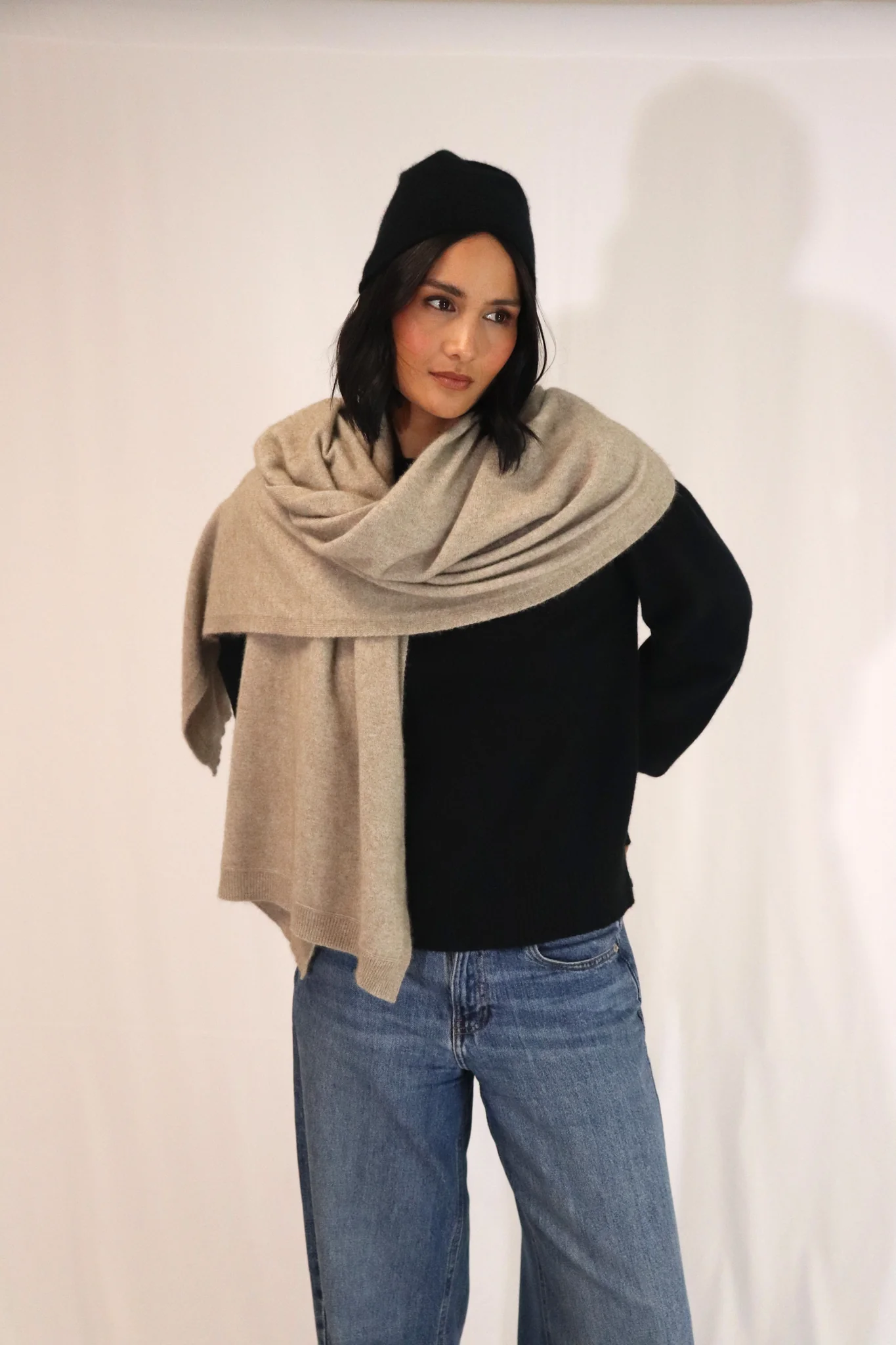 Tatano Ani Wrap Scarf - Buff
