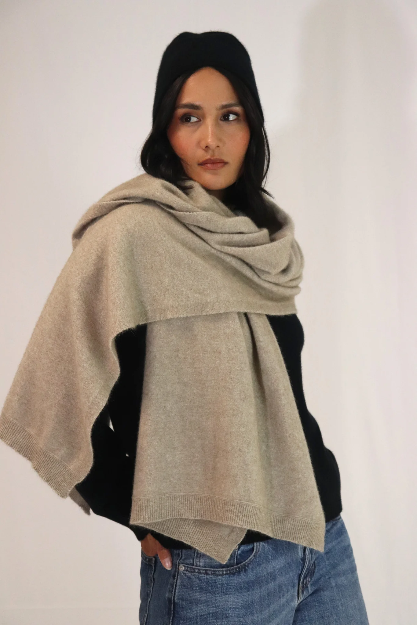 Tatano Ani Wrap Scarf - Buff