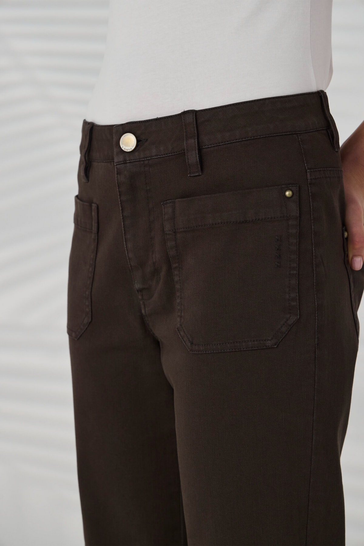 Lania the Label Chrome Jean - Mocha