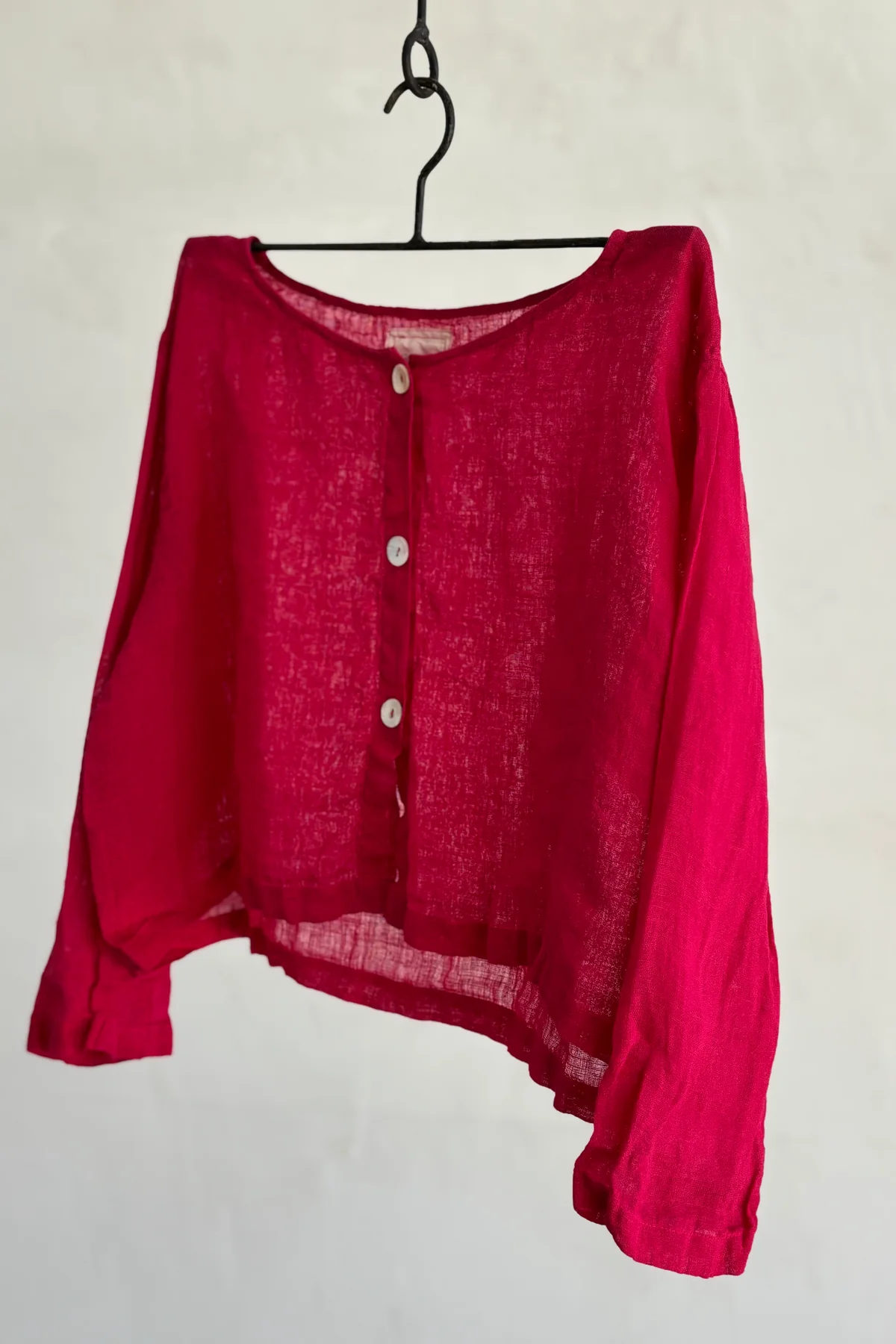 Meg by Design Doto Jacket Linen - Fuchsia