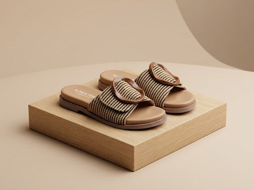 Alfie & Evie Beatris Sandal - Black/Tan Multi