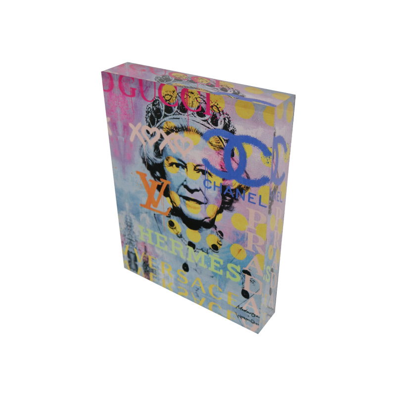 Le Forge Art Acrylic Block - Liz